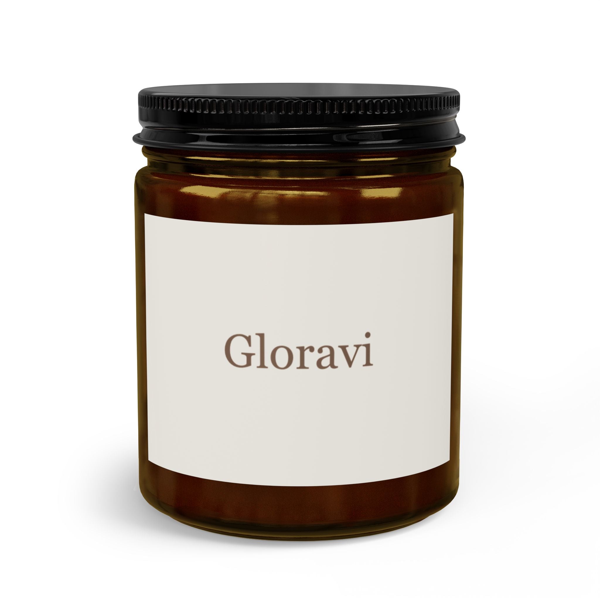 Gloravi Evening Ritual candle set components displayed candle glass jar match vial and trimmer